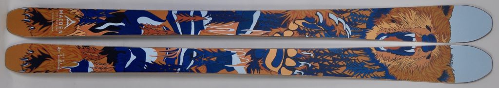 Maiden Skis - Tear Bear - Ilka Hadlock - Custom Ski