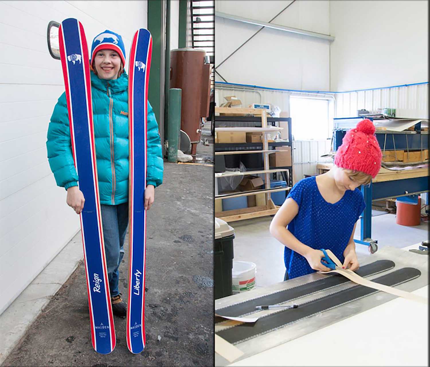 Maiden Skis For Sisters.