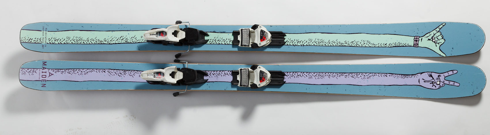 Maiden Skis - Peace and Rock Custom